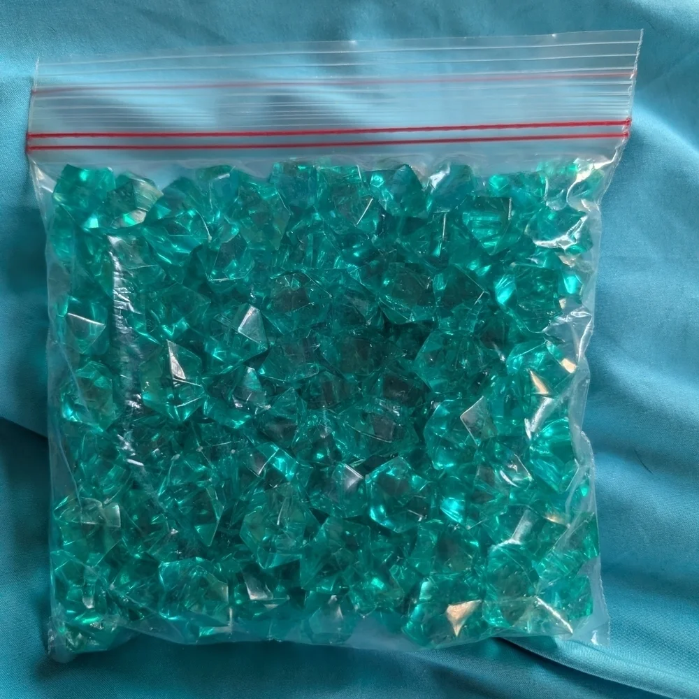 Acrylic Aqua Decorative Gems (New)